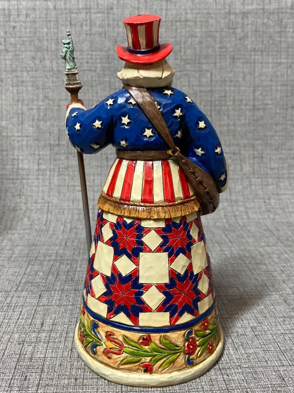 Jim Shore "Perfectly Festive in All Fifty States" Stars and Stripes Santa BOX - Picture 5 of 11